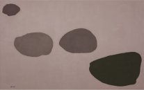 Cykl - Ludzie czy kamienie, płótno/akryl, Cycle - Men or Stones, canvas/acrylic, 71x115 cm, 2010