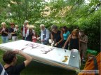 Mecmierz, Weekend art "Indian summer", Silk painting workshop, august 2012