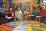 Zagrodowa Osada in Usciaz Kazimierz Dolny area, Silk painting workshop, 8-11 march 2012